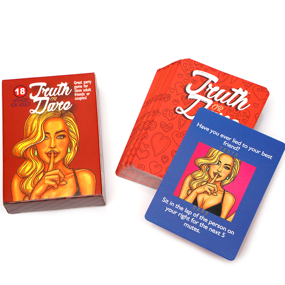 Party Games Questions For Adults - Truth Or Dare Card 100 Questions