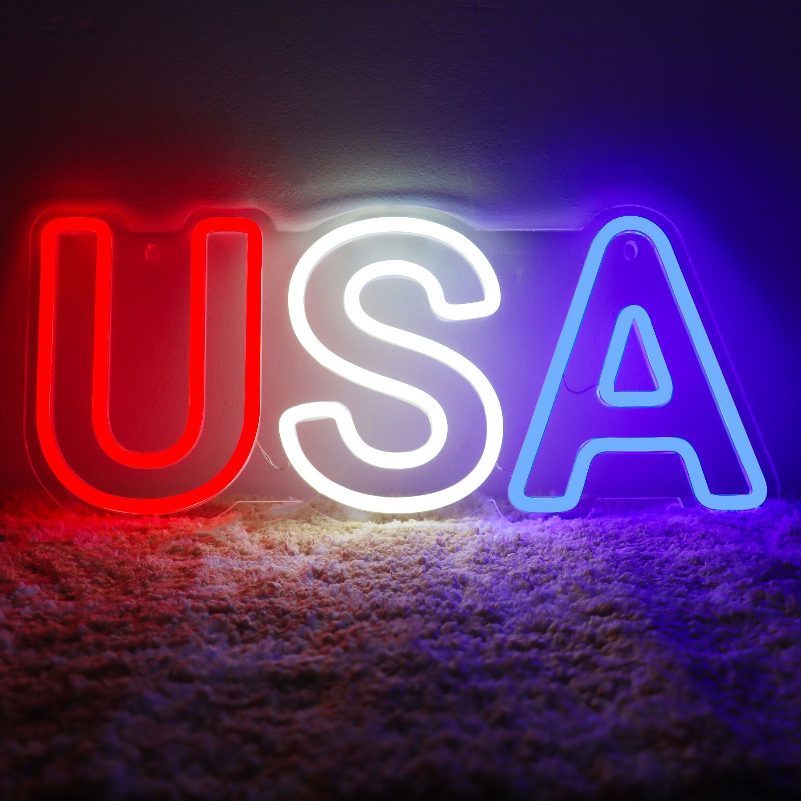 Party Games Usa - USA LED Neon Light Sign -Perfect