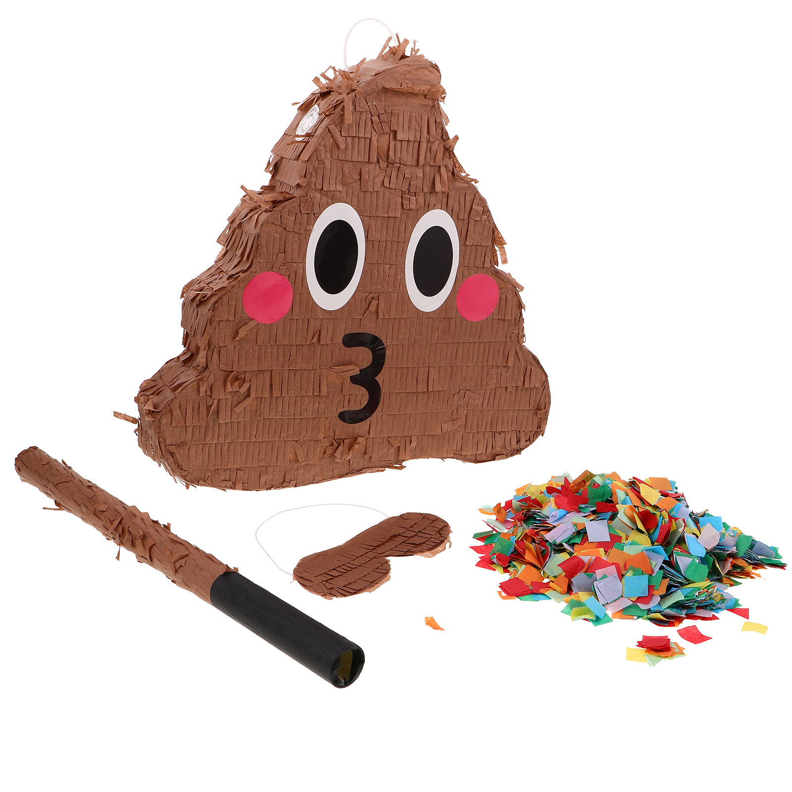 Party Games Indoor - 1Set Poop Party Pinata for Birthday