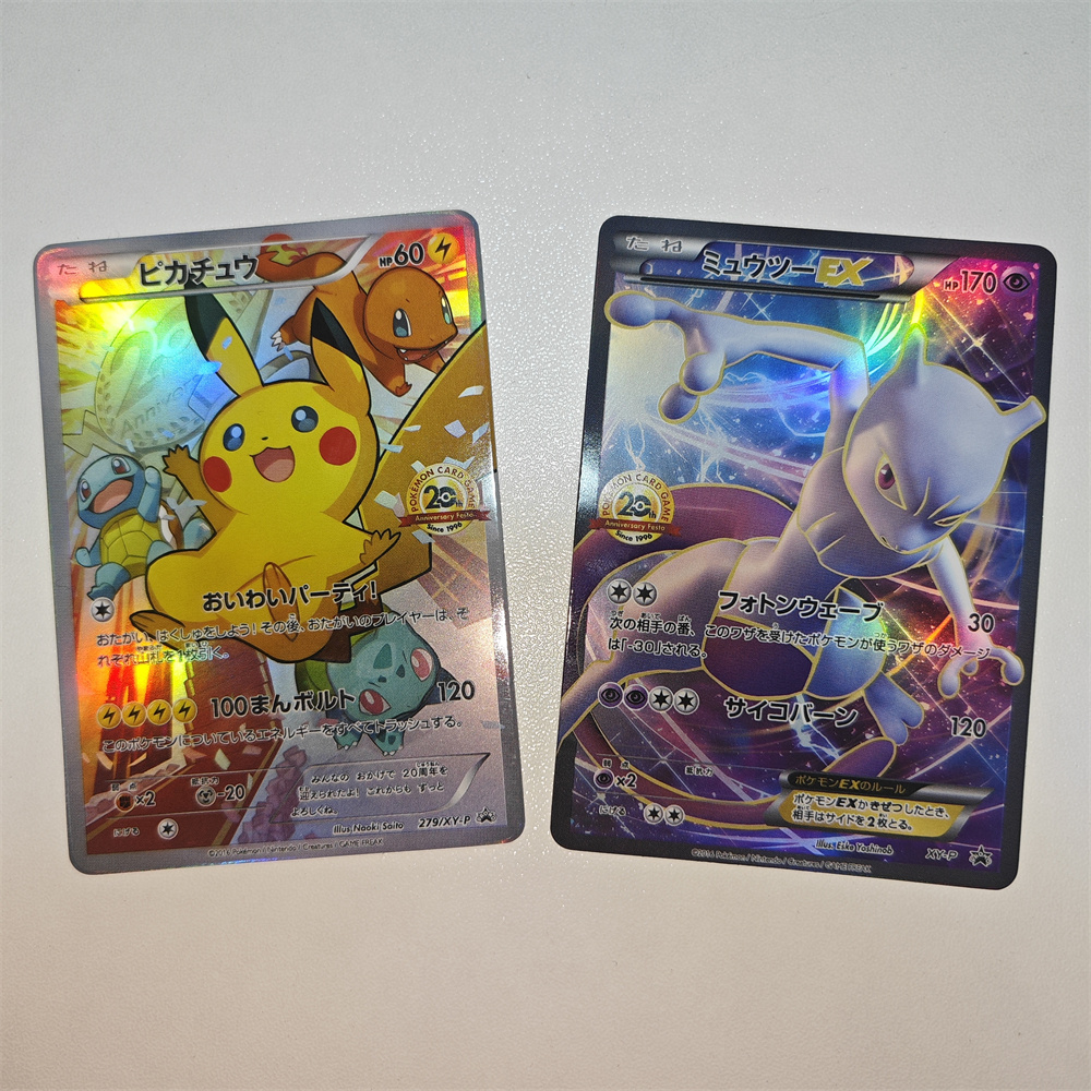 Party Games Board Game - 20th Edition Cards PTCG Mewtwo XY-P