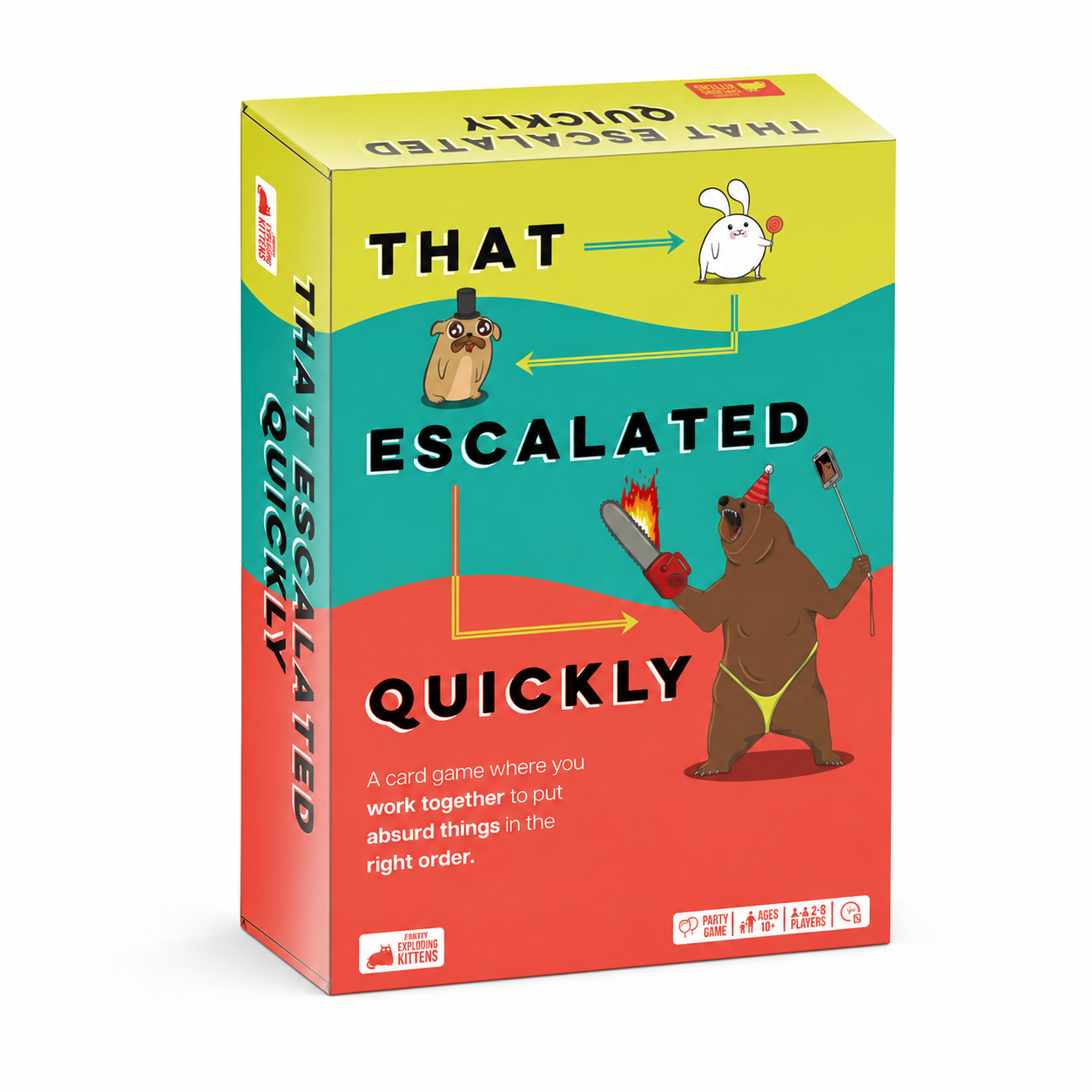Party Games Questions For Adults - That Escalated Quickly Card Game, Funny