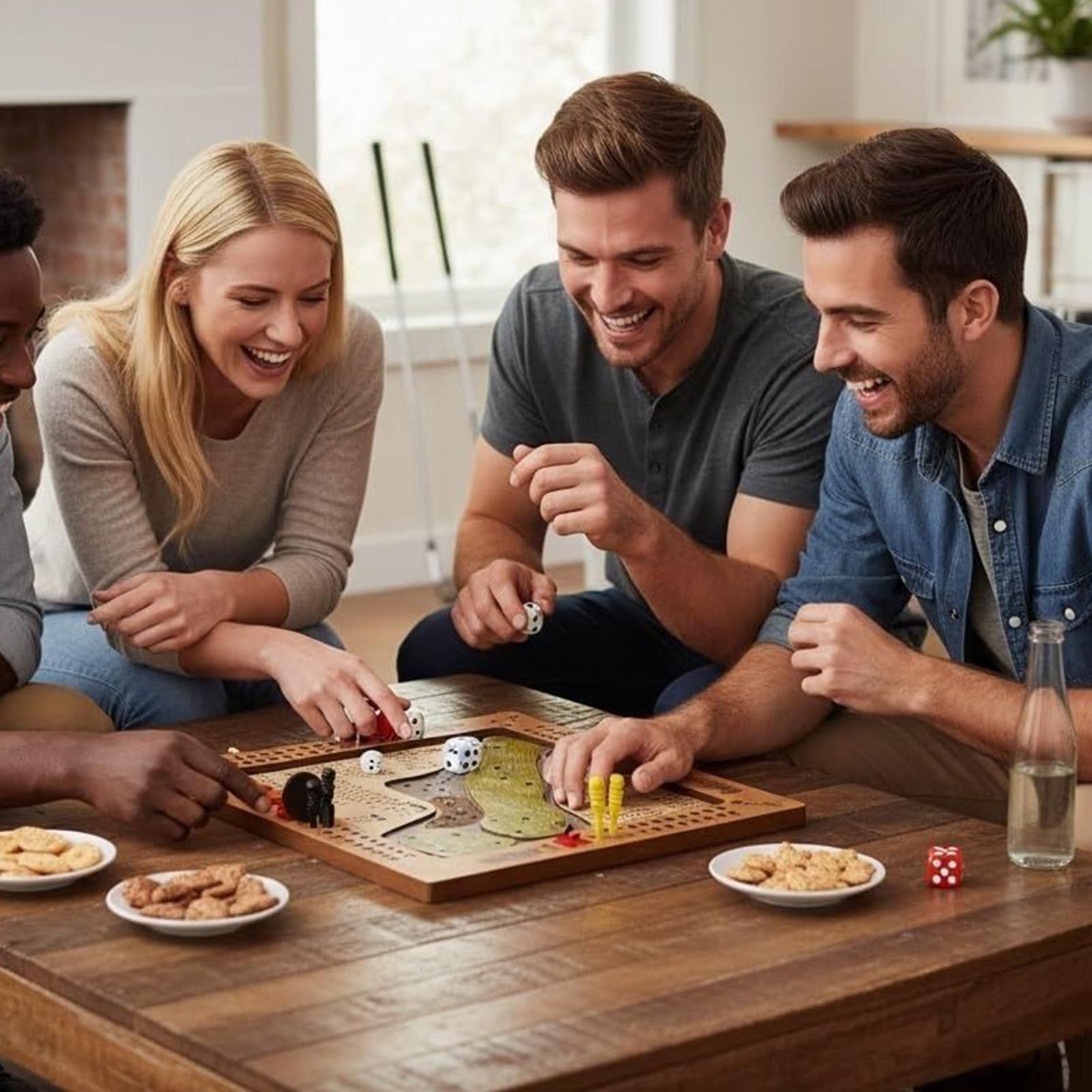Golf Dice Game Wooden Challeng - Party Games Adults Indoor ulasan dan harga