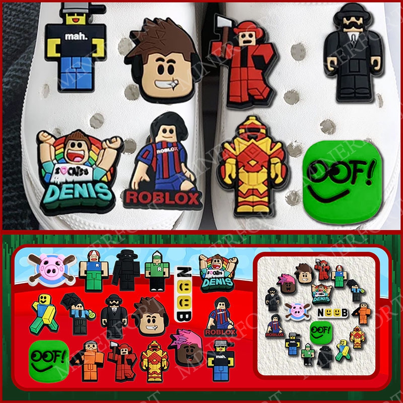 Robloxed Crocs Charms Cute Gam - Party Games Graduation Ideas ulasan dan harga