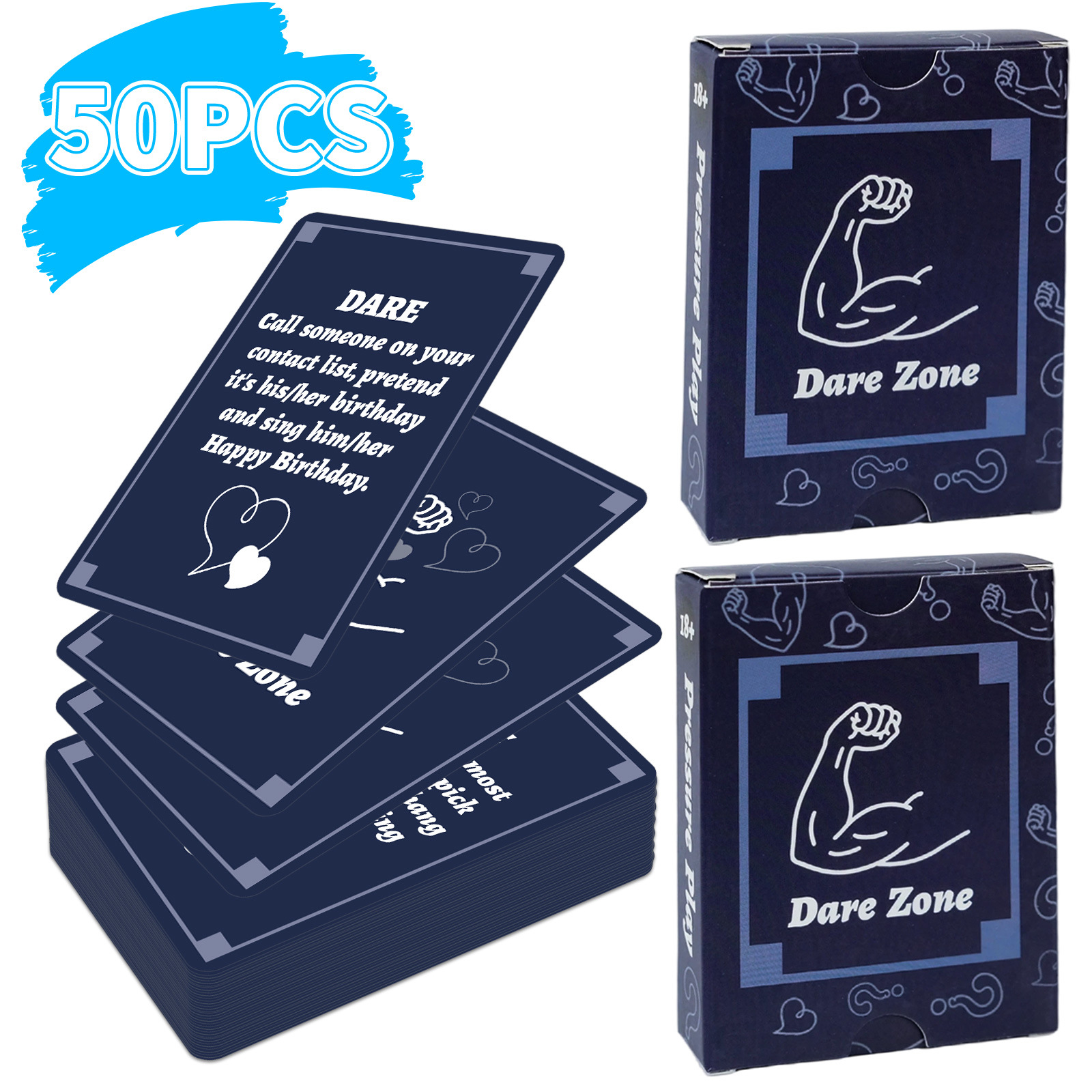 50Pcs Party Game Cards for Adu - Party Games Questions For Adults ulasan dan harga