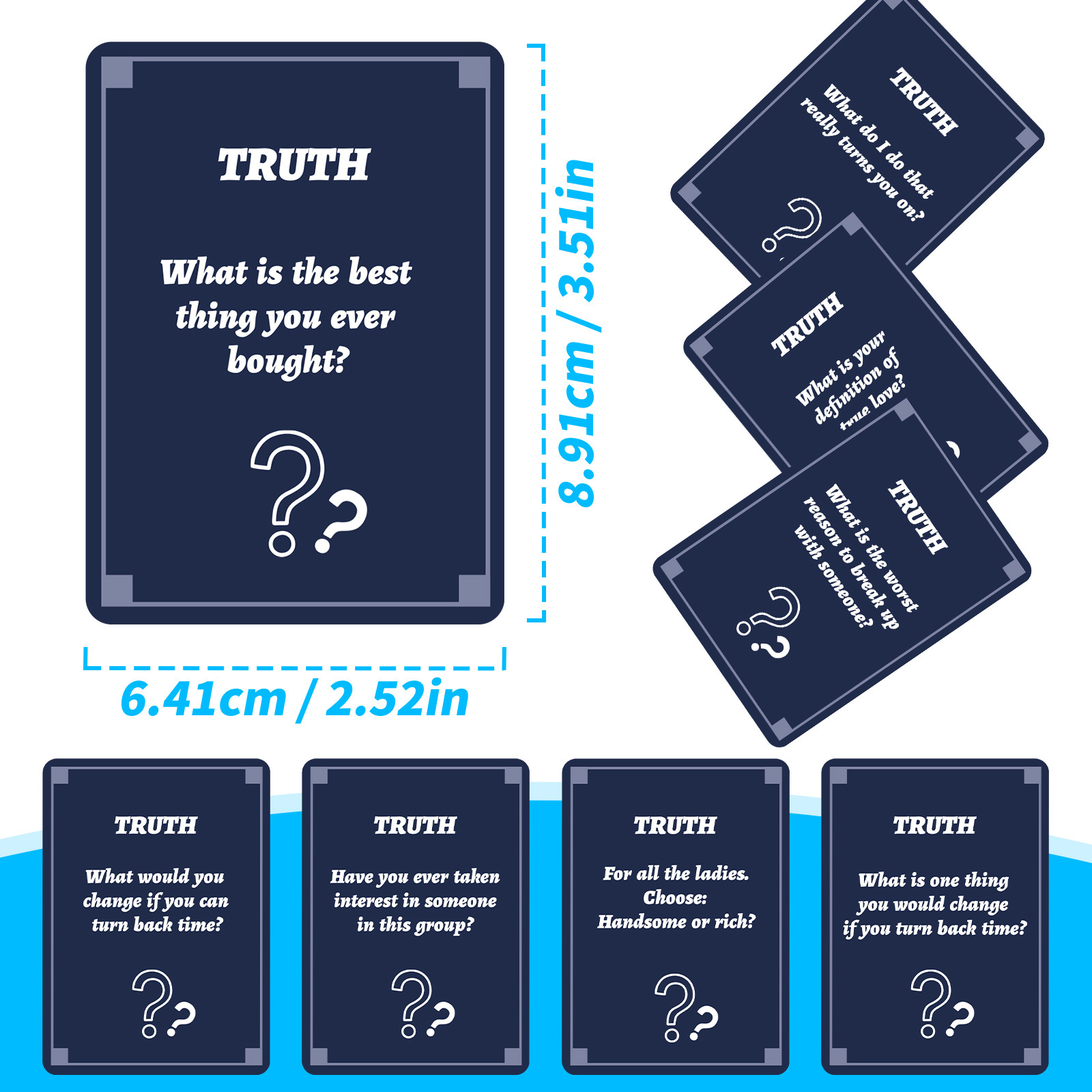 50Pcs Party Game Cards for Adu - Party Games Questions For Adults ulasan dan harga