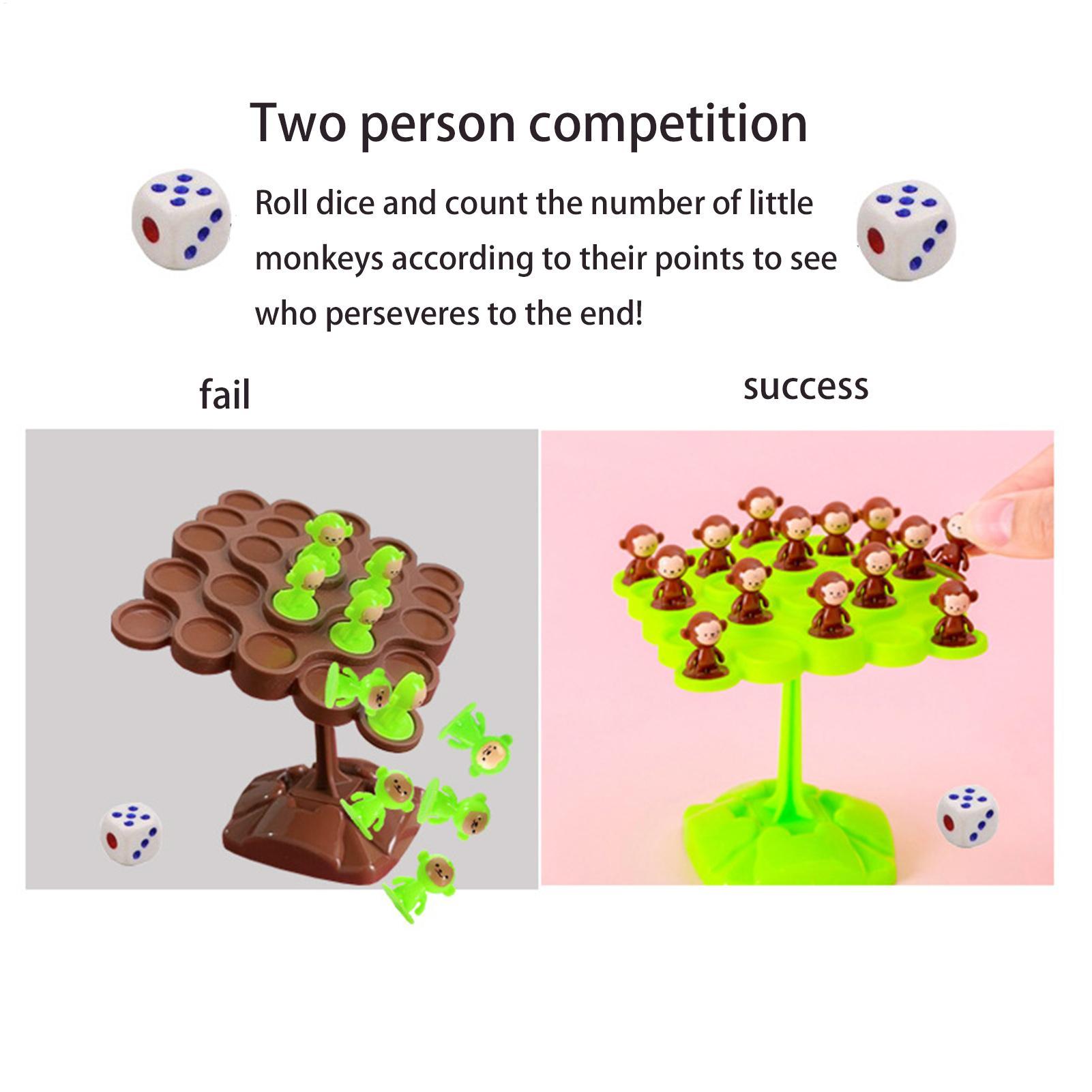 Monkey Balance Tree Stacking T - Party Games Usa ulasan dan harga