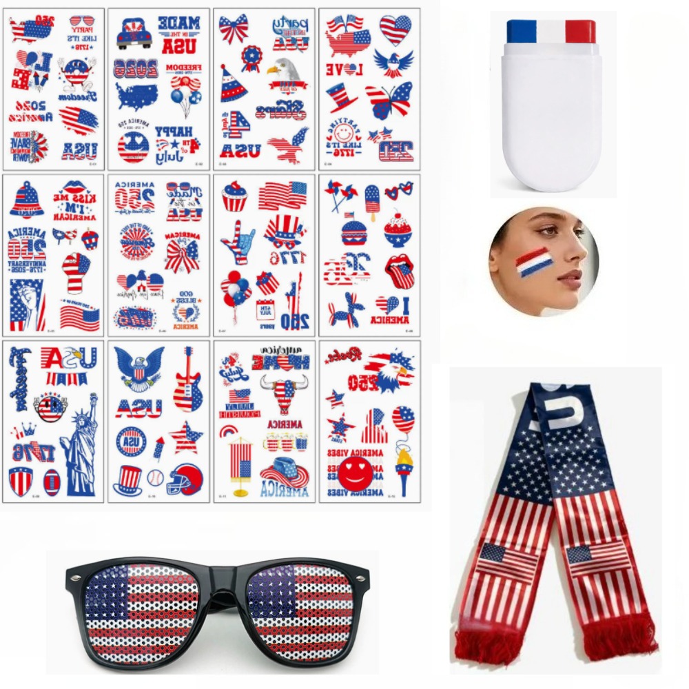 2026 USA Fan Kit Patriotic Sup - Party Games Usa ulasan dan harga