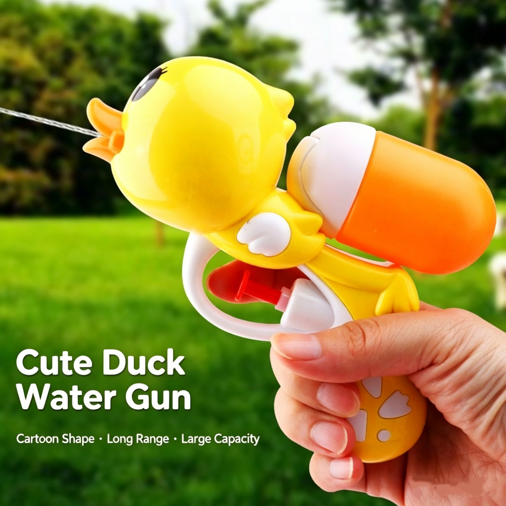 Cute Yellow Duck Water Gun Toy - Party Games Group For Adults ulasan dan harga