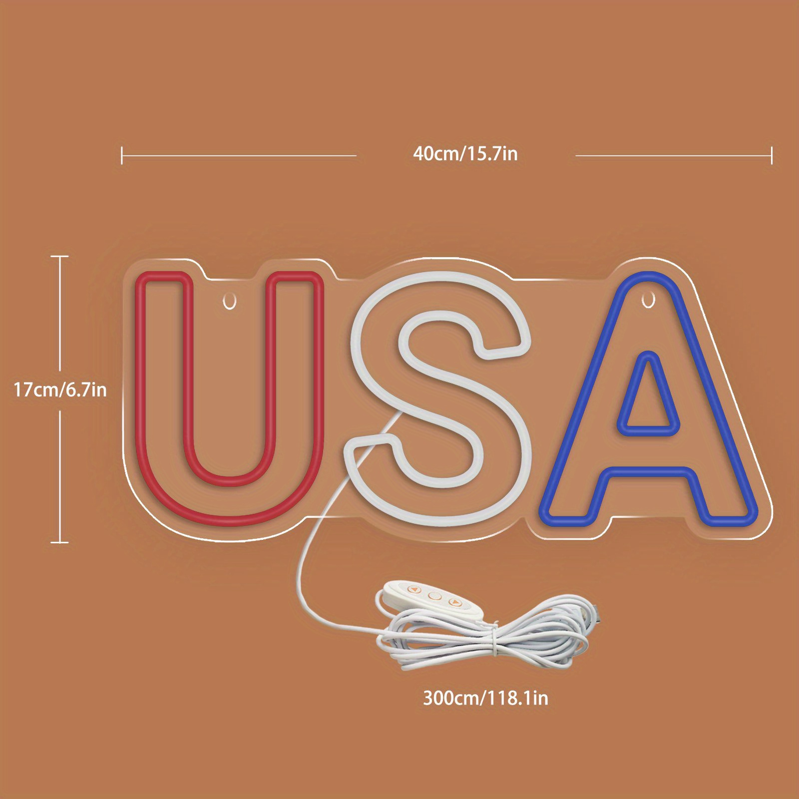 USA LED Neon Light Sign -Perfe - Party Games Usa ulasan dan harga