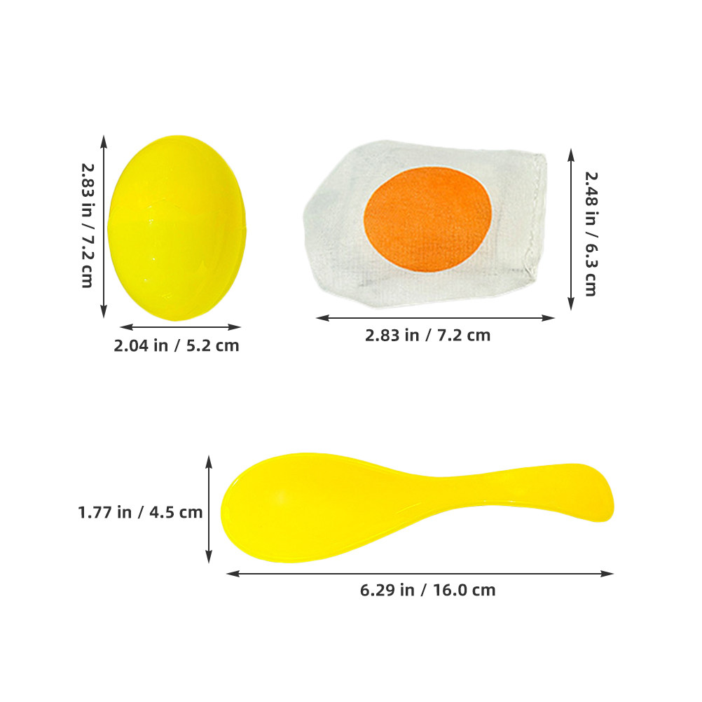 4Sets Colorful Balance Spoon E - Party Games Kids Outdoor ulasan dan harga