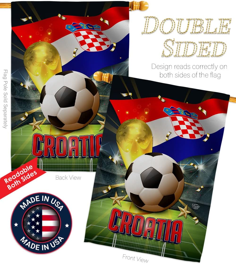 Banner Wall Art with Flag Pole - Party Games Usa ulasan dan harga