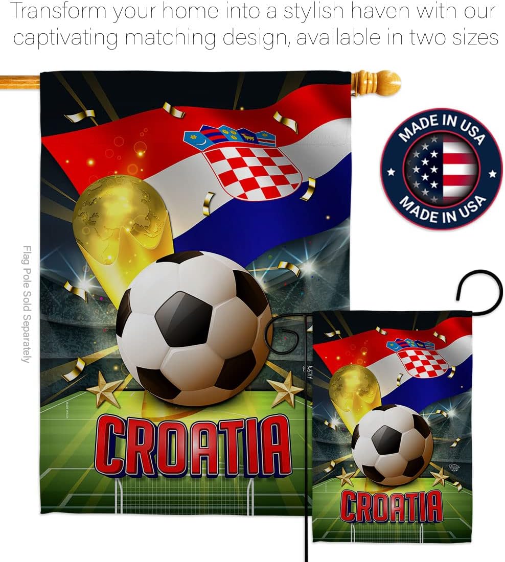 Banner Wall Art with Flag Pole - Party Games Usa ulasan dan harga