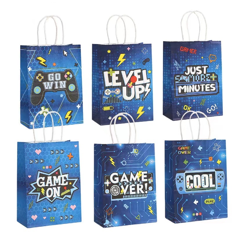 6/24Pcs Video Game on Theme Pa - Party Games Gender Reveal ulasan dan harga