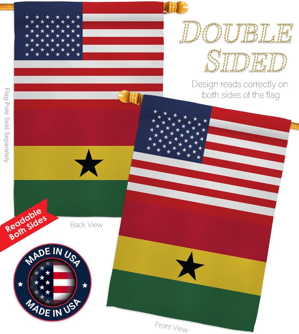 Friendship Flag Banner for Gha - Party Games Usa ulasan dan harga