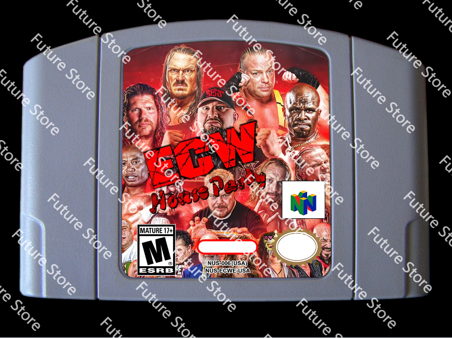 64 Bit Games ** ECW House Part - Party Games Usa ulasan dan harga
