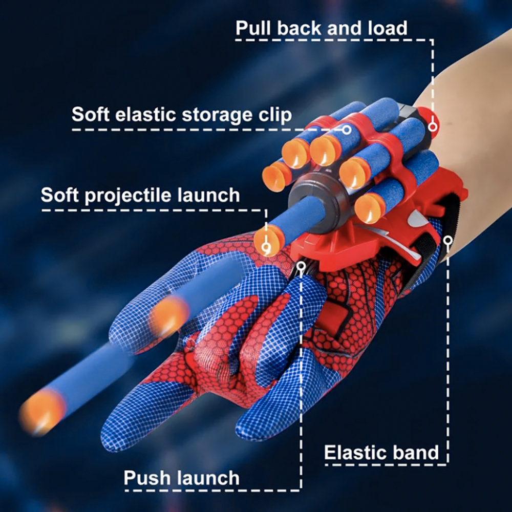 Spider Launcher Glove Toy, Rol - Party Games No Equipment ulasan dan harga