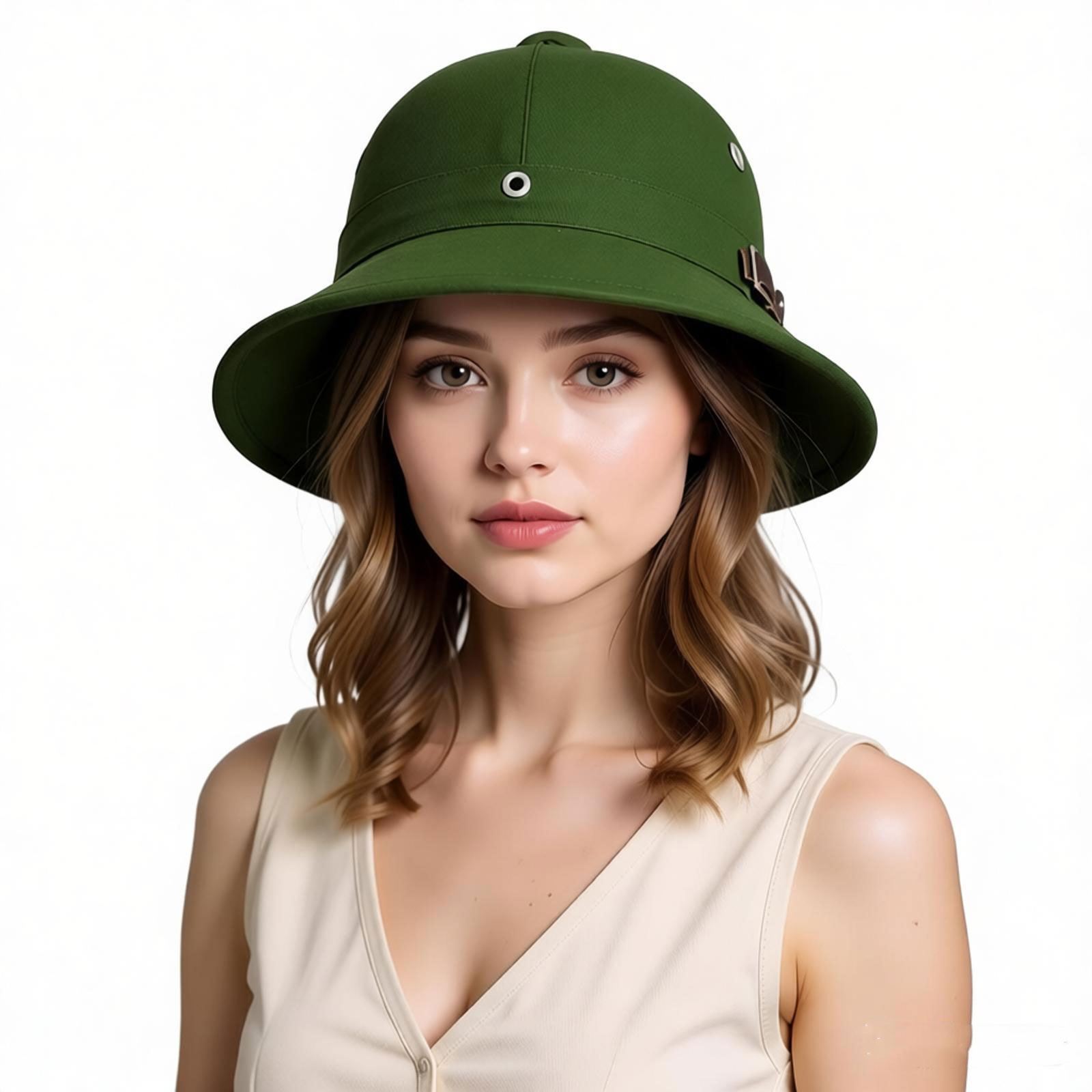 Outdoor Tactical Hat Green Hel - Party Games No Equipment ulasan dan harga