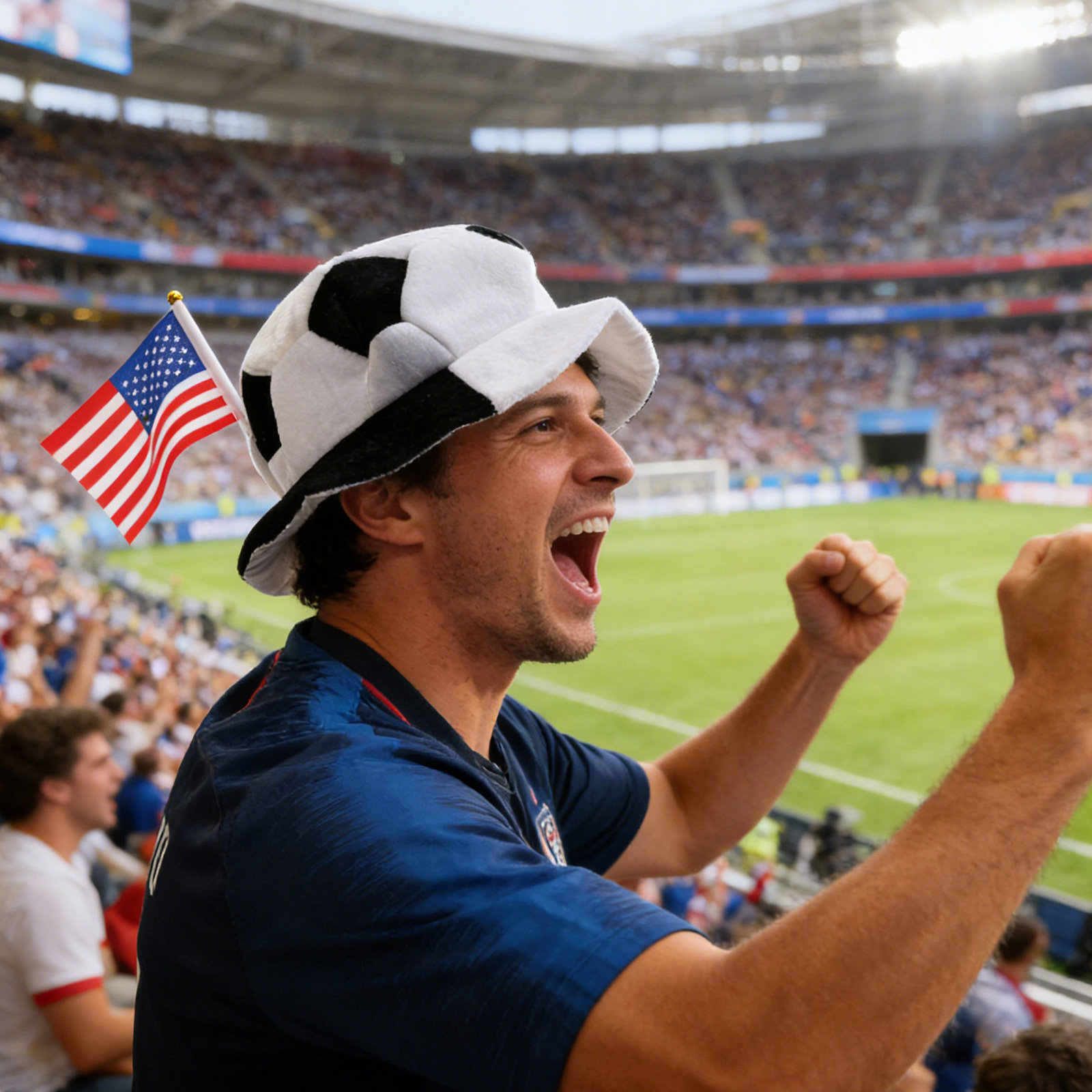 Soccer Ball Party Hat with Usa - Party Games Usa ulasan dan harga