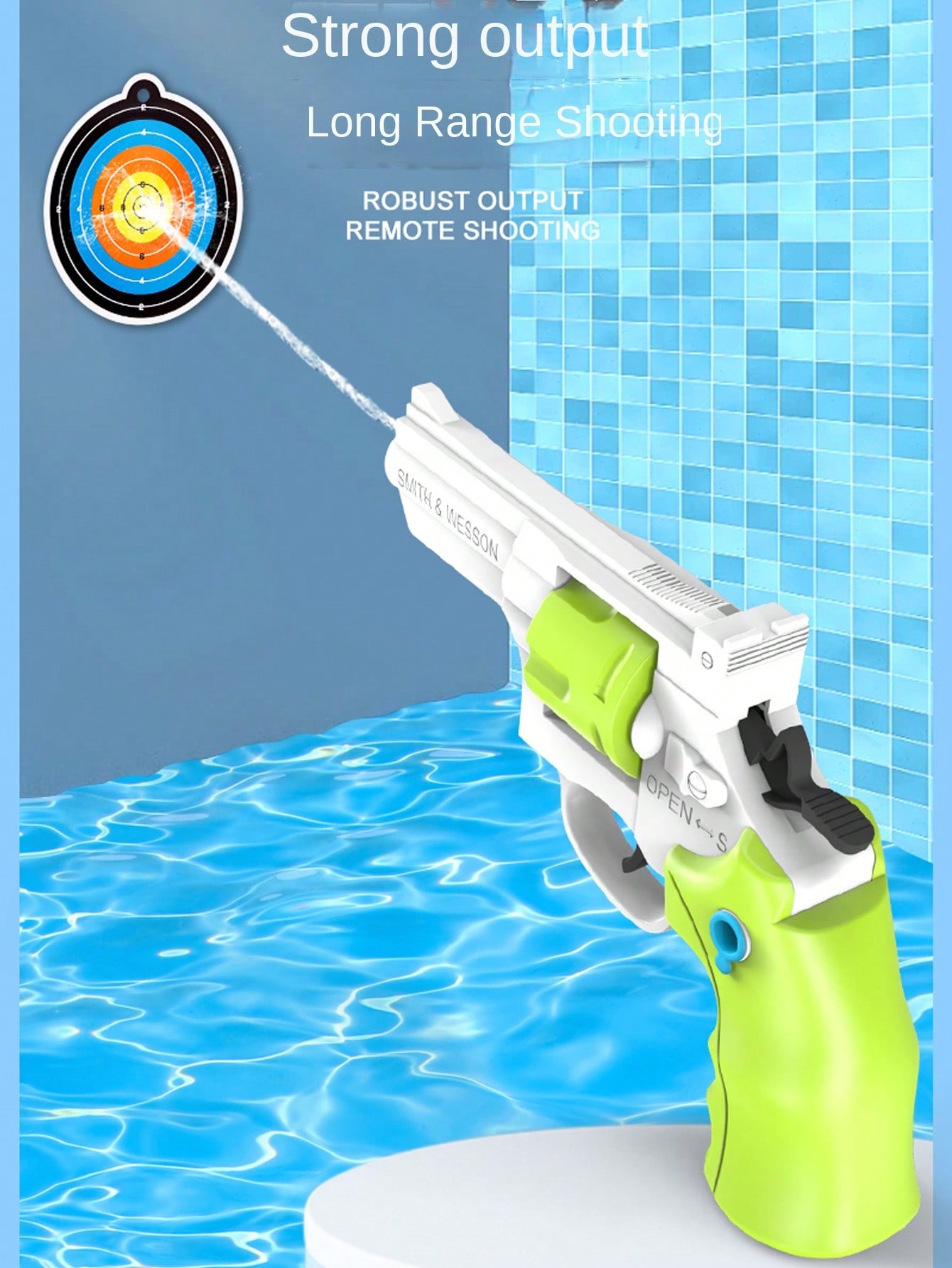 1pc Revolver Style Water Gun,  - Party Games Kids Outdoor ulasan dan harga