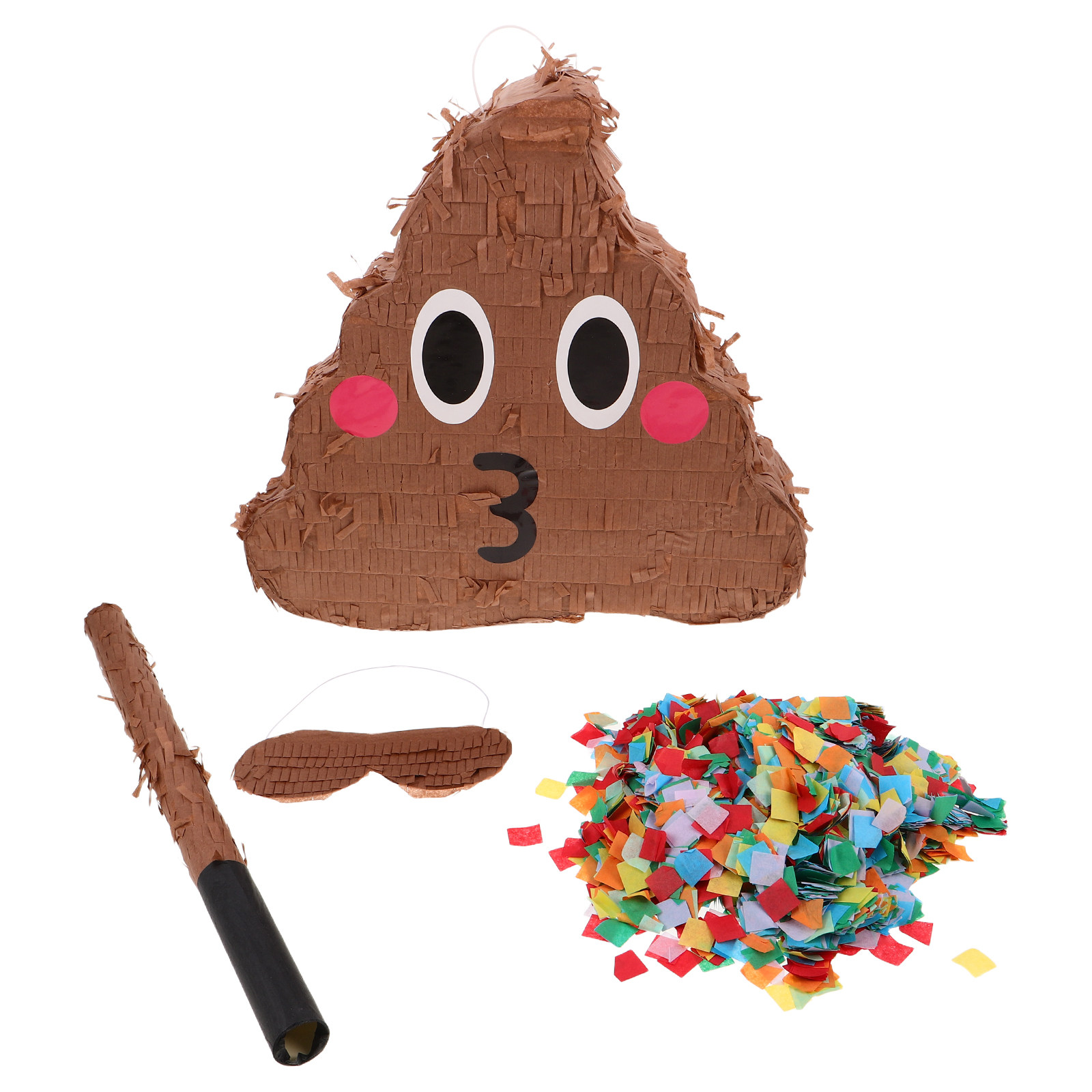 1Set Poop Party Pinata for Bir - Party Games Indoor ulasan dan harga