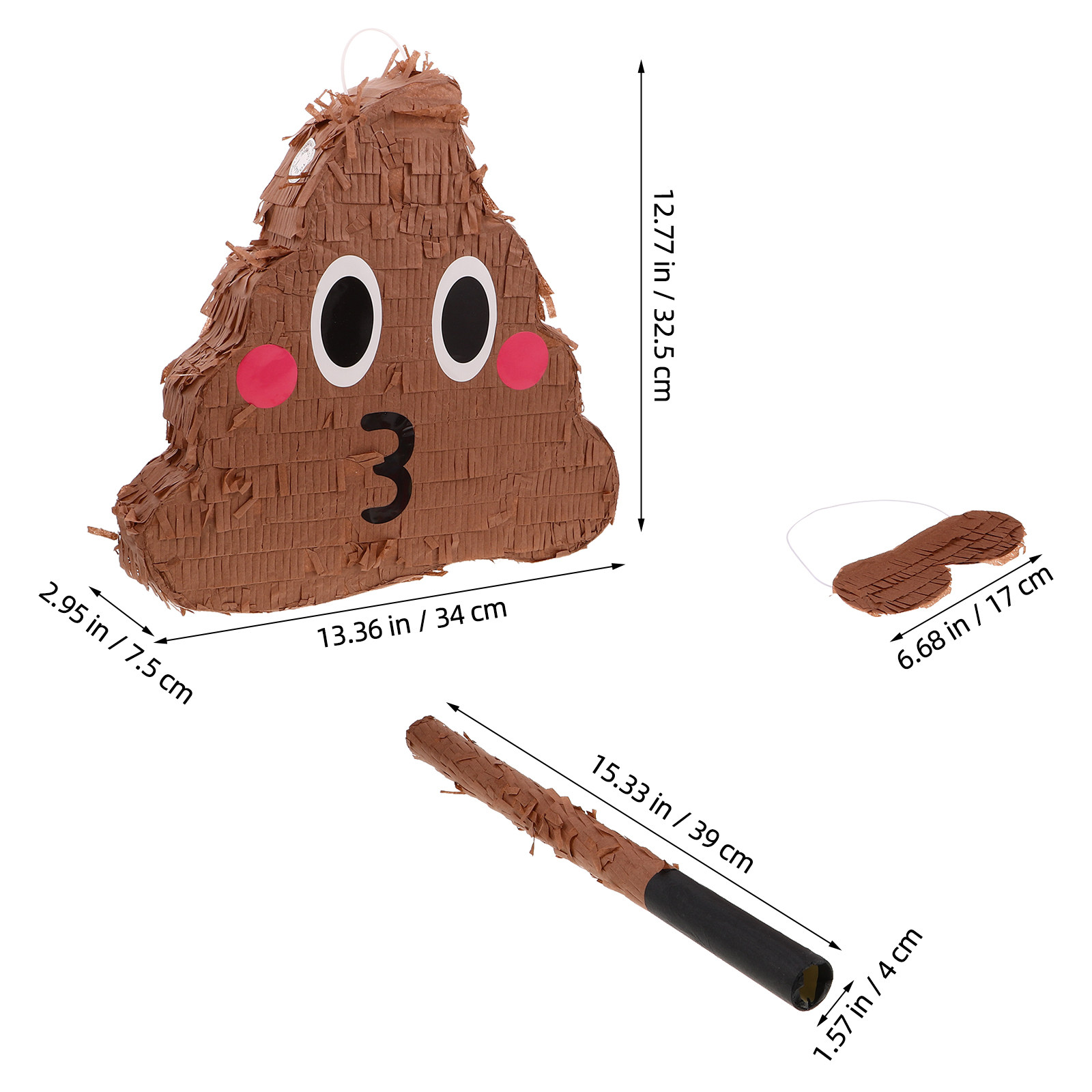 1Set Poop Party Pinata for Bir - Party Games Indoor ulasan dan harga