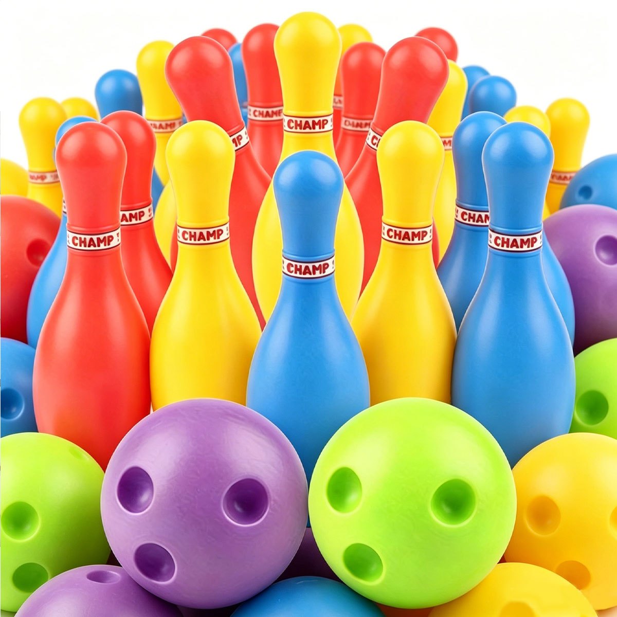 12Pcs/Set Portable Bowling Set - Party Games Adults Indoor ulasan dan harga