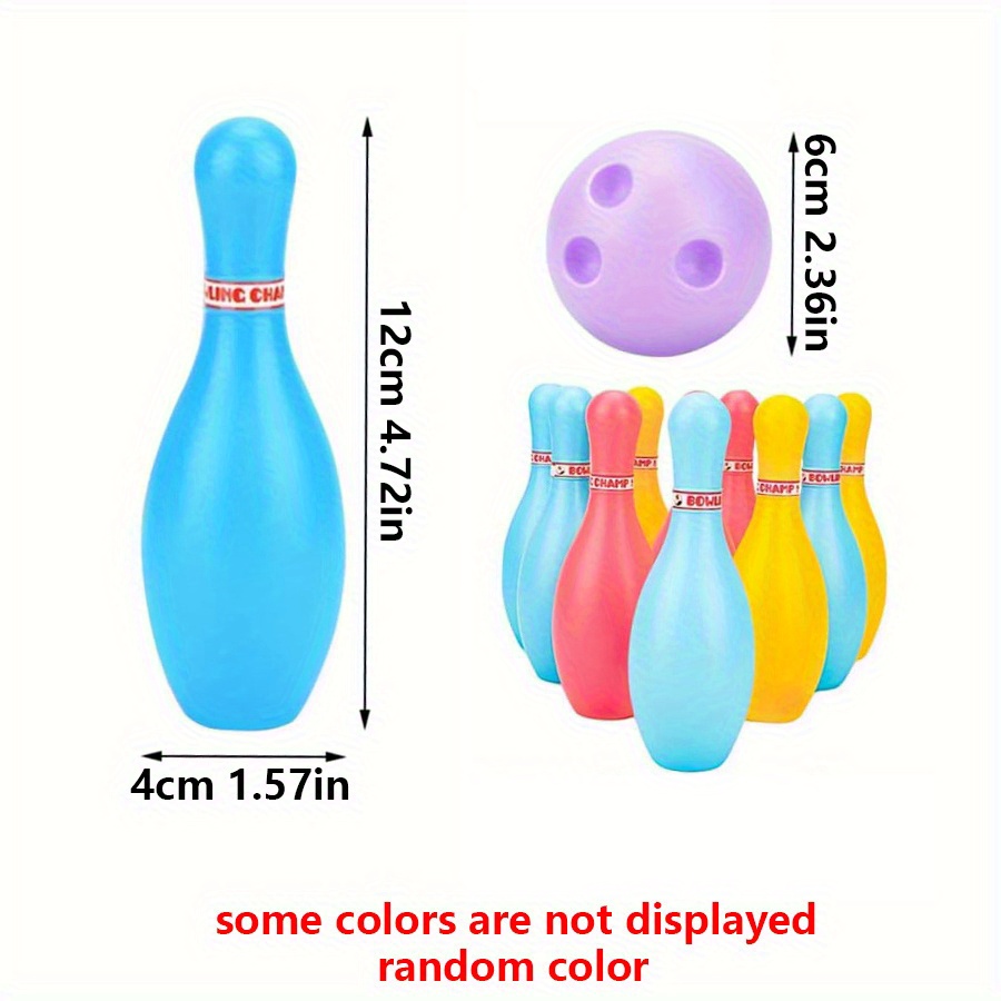 12Pcs/Set Portable Bowling Set - Party Games Adults Indoor ulasan dan harga