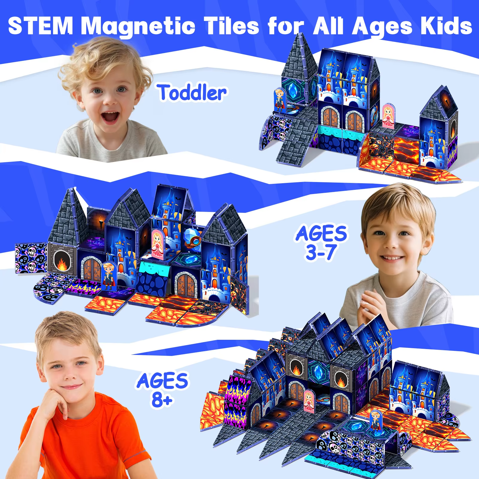 Magnetic Building Blocks DIY M - Party Games Steam Free ulasan dan harga