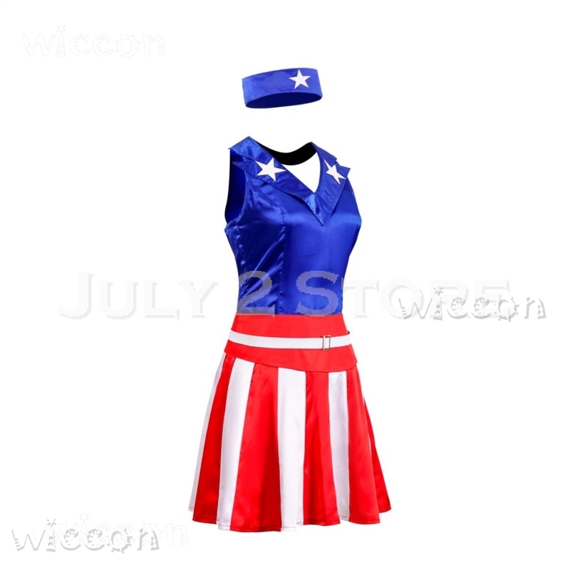 Women’s American Flag Cheerlea - Party Games Usa ulasan dan harga