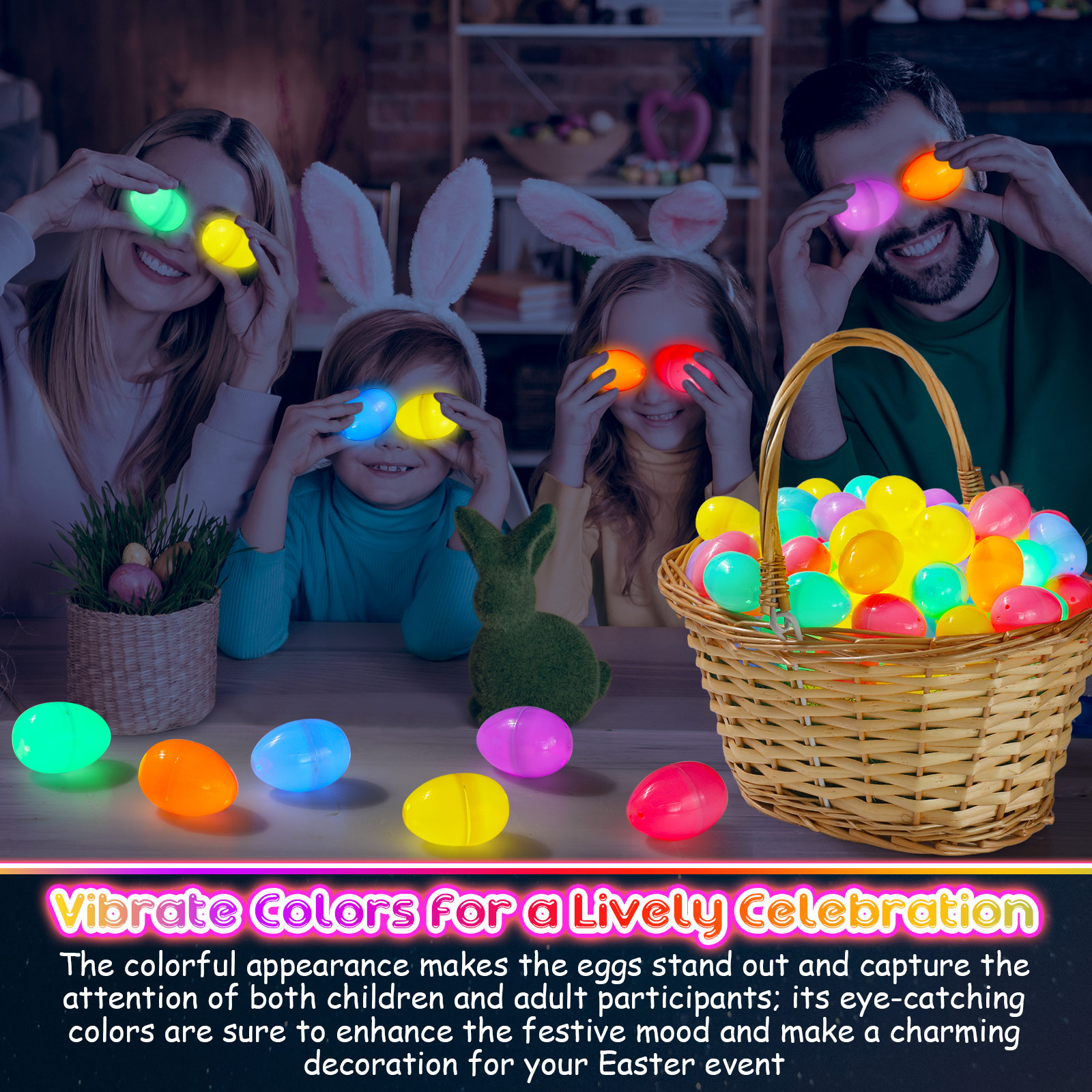 100-300Set Easter Eggs with Mi - Party Games Usa ulasan dan harga