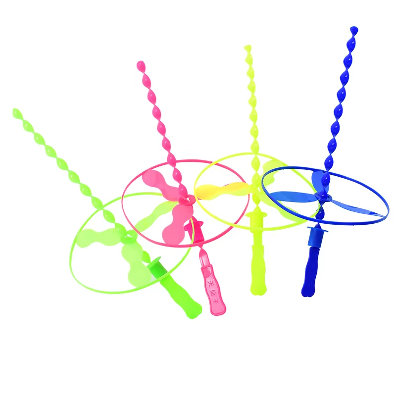 Kids Flying Spiral Top Toy, Pu - Party Games Kids Outdoor ulasan dan harga