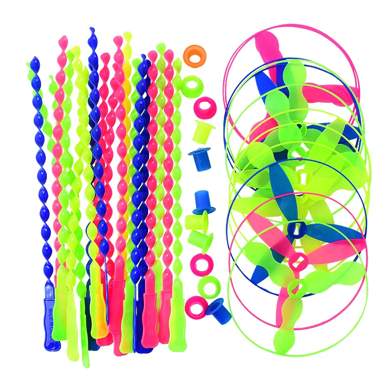Kids Flying Spiral Top Toy, Pu - Party Games Kids Outdoor ulasan dan harga