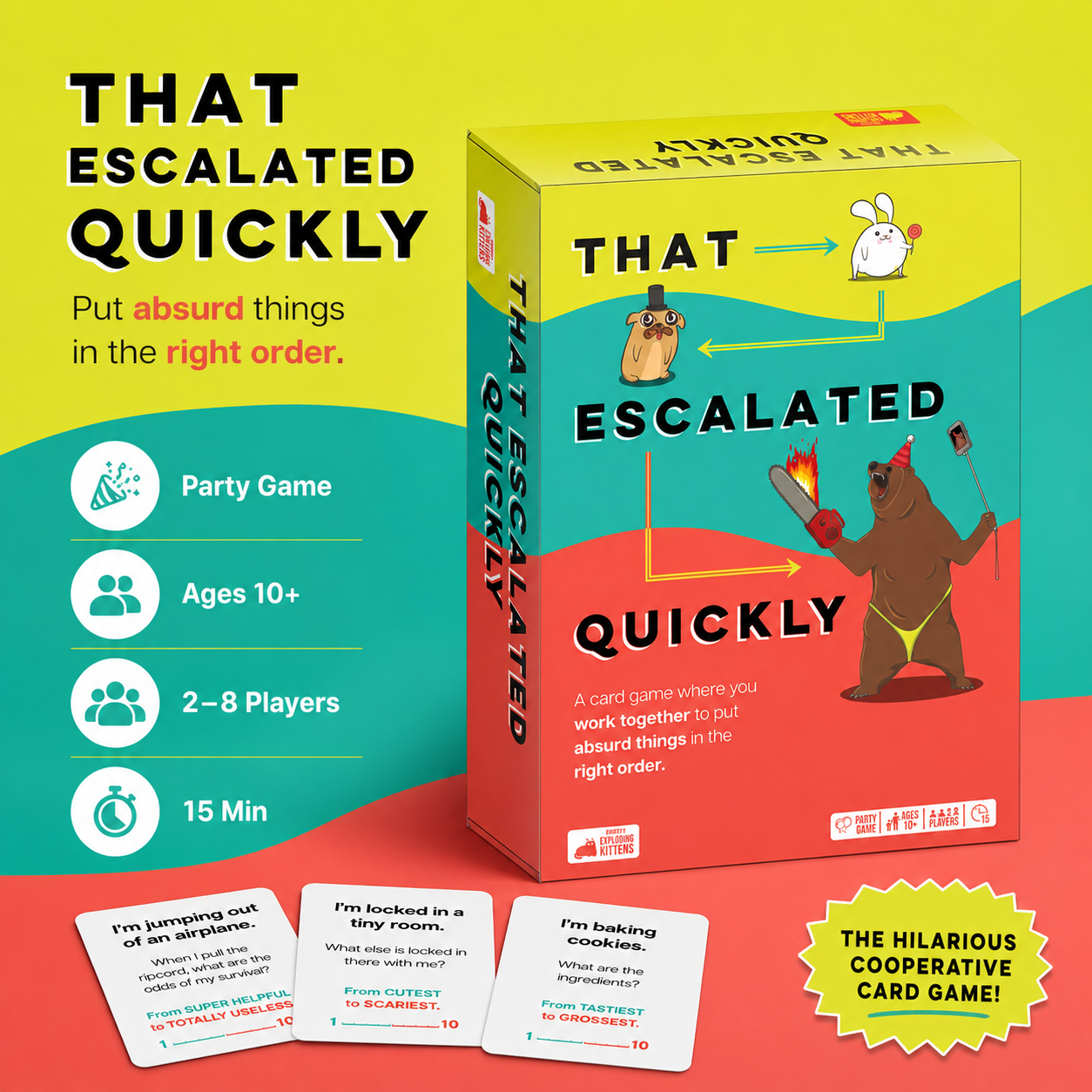 That Escalated Quickly Card Ga - Party Games Questions For Adults ulasan dan harga