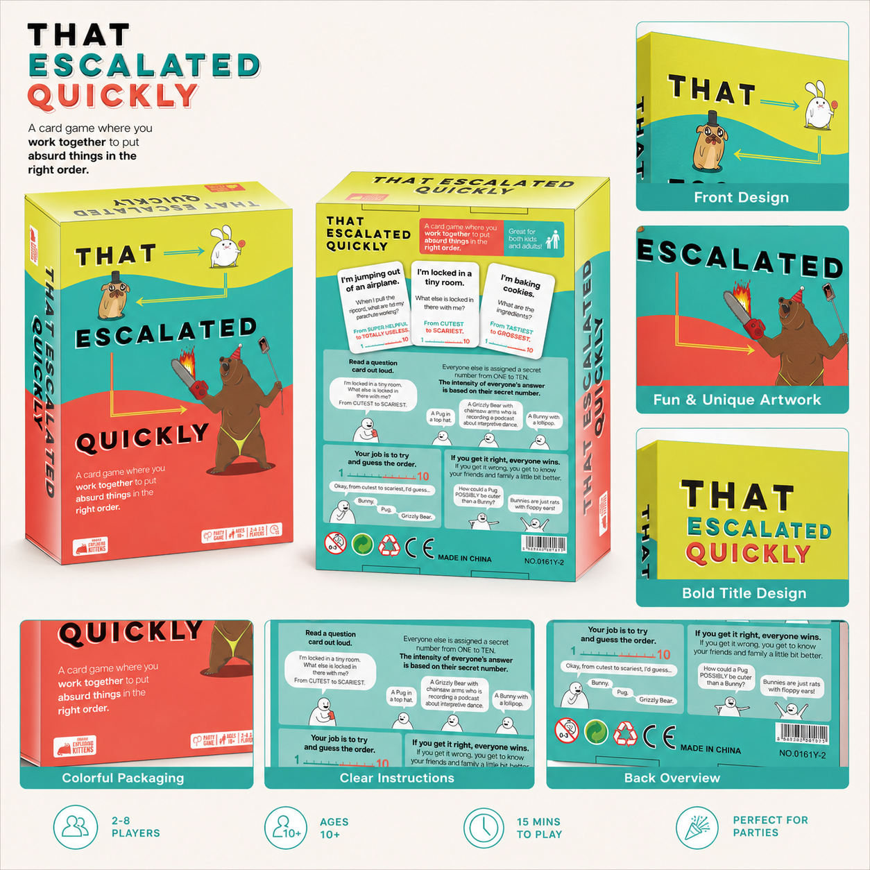 That Escalated Quickly Card Ga - Party Games Questions For Adults ulasan dan harga