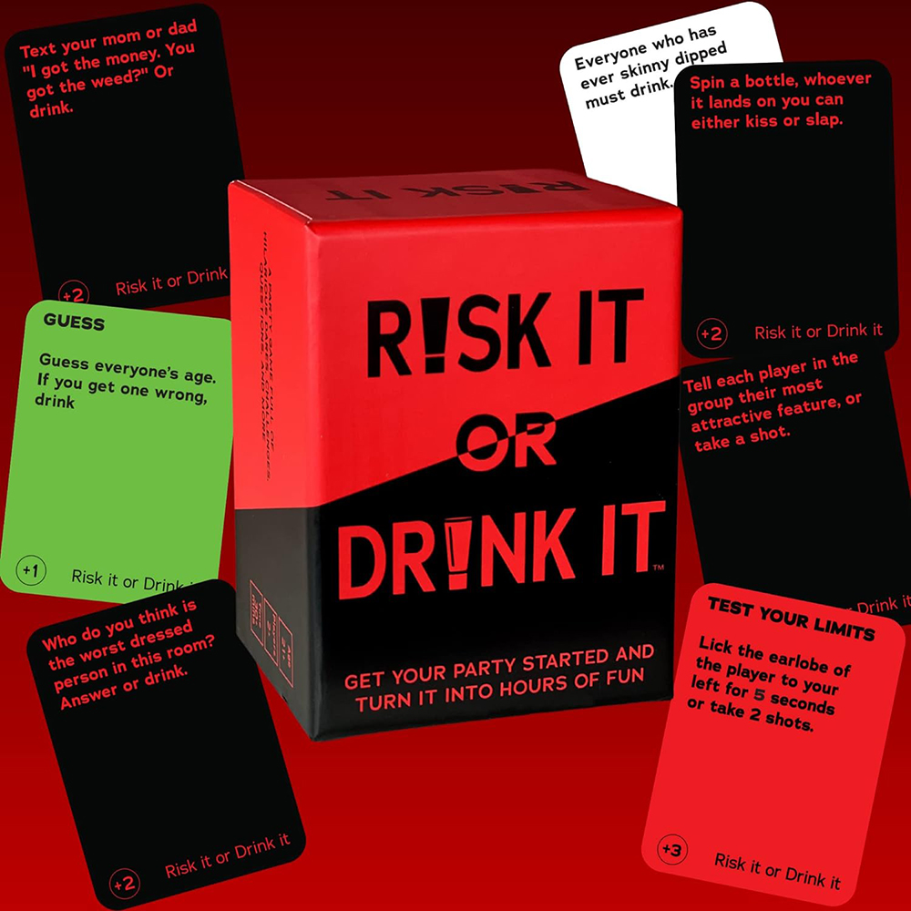 Risk It Or Drink It Fun Party  - Party Games Questions For Adults ulasan dan harga