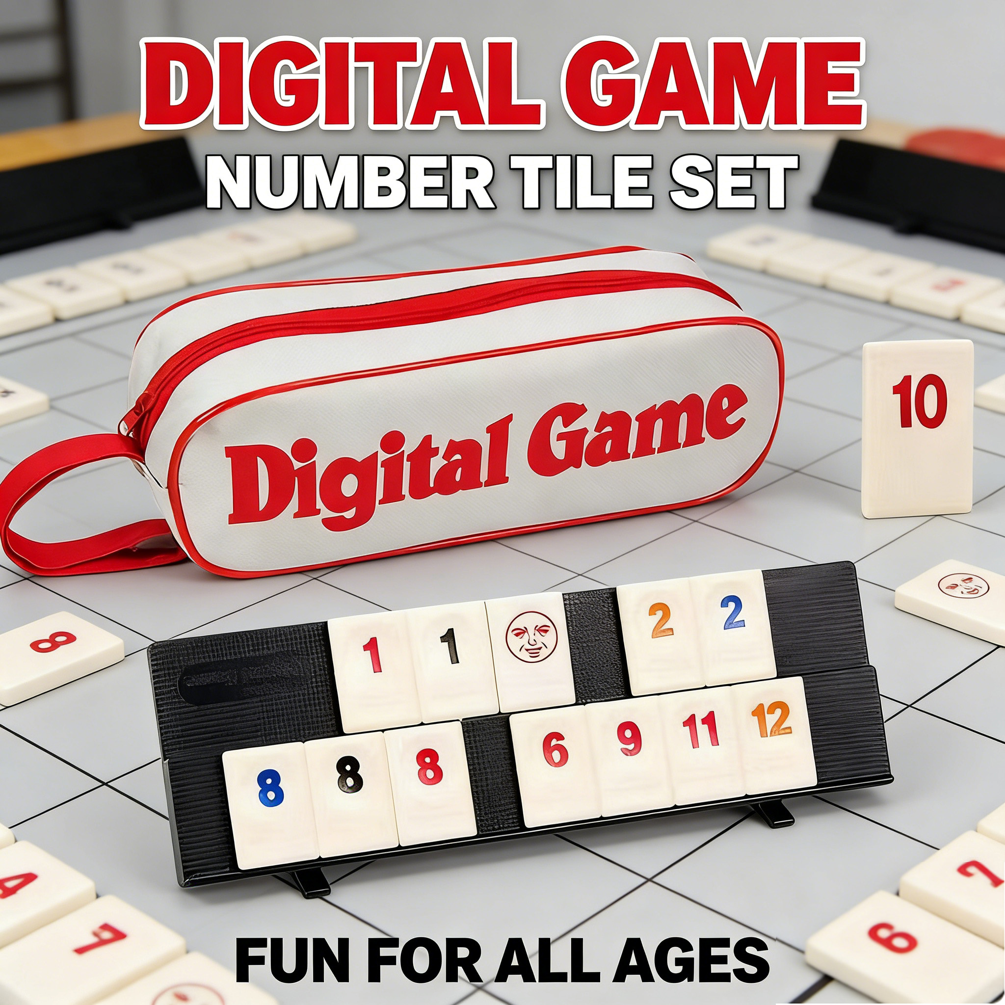 Rummy Cube Game with 4 Racks,R - Party Games Steam Free ulasan dan harga