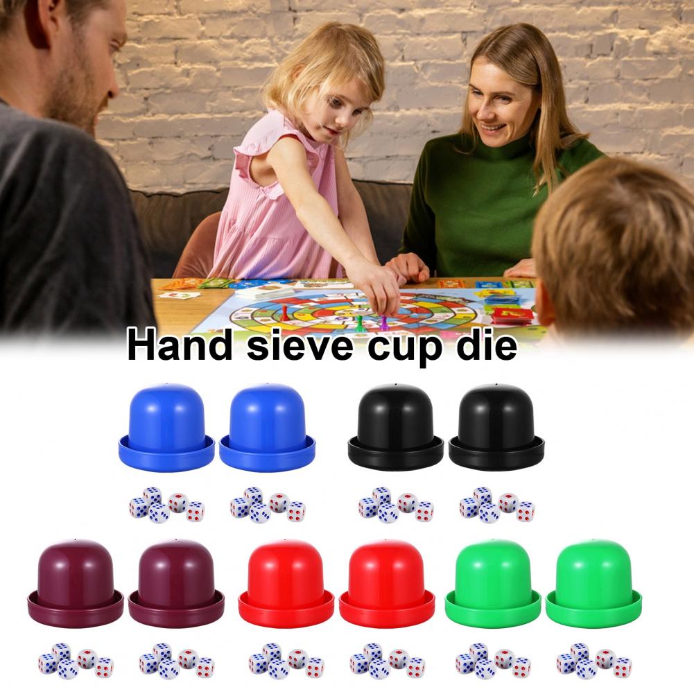 2 Sets 8.5cm Dice Cup With Bas - Party Games No Equipment ulasan dan harga