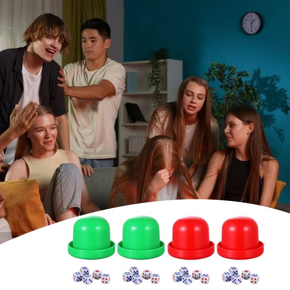 2 Sets 8.5cm Dice Cup With Bas - Party Games No Equipment ulasan dan harga