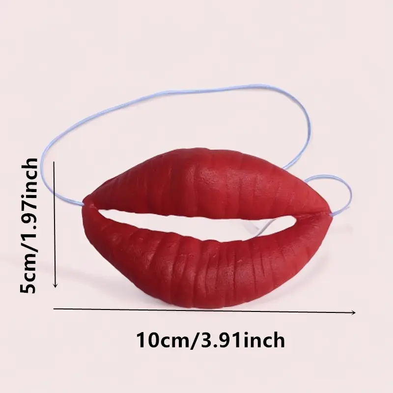 4pcs lips props, wedding game  - Party Games Adults Indoor ulasan dan harga