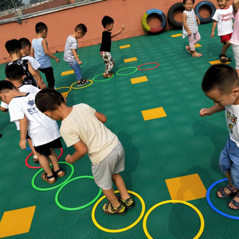 10 Circle Rings 10 Buckets Kid - Party Games Kids Outdoor ulasan dan harga