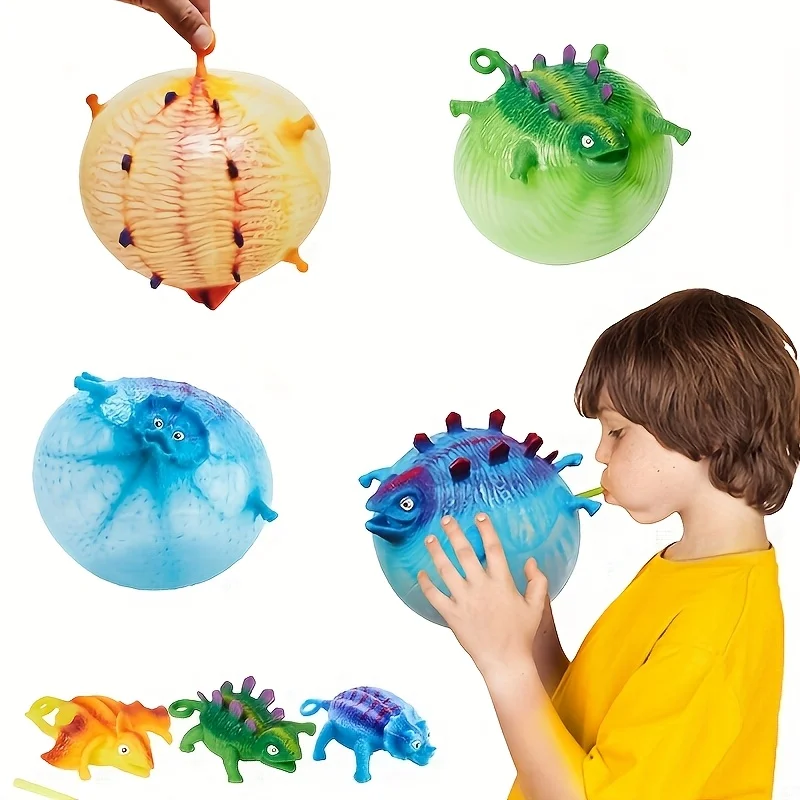 1PC Inflatable Dinosaur Bouncy - Party Games Kids Outdoor ulasan dan harga