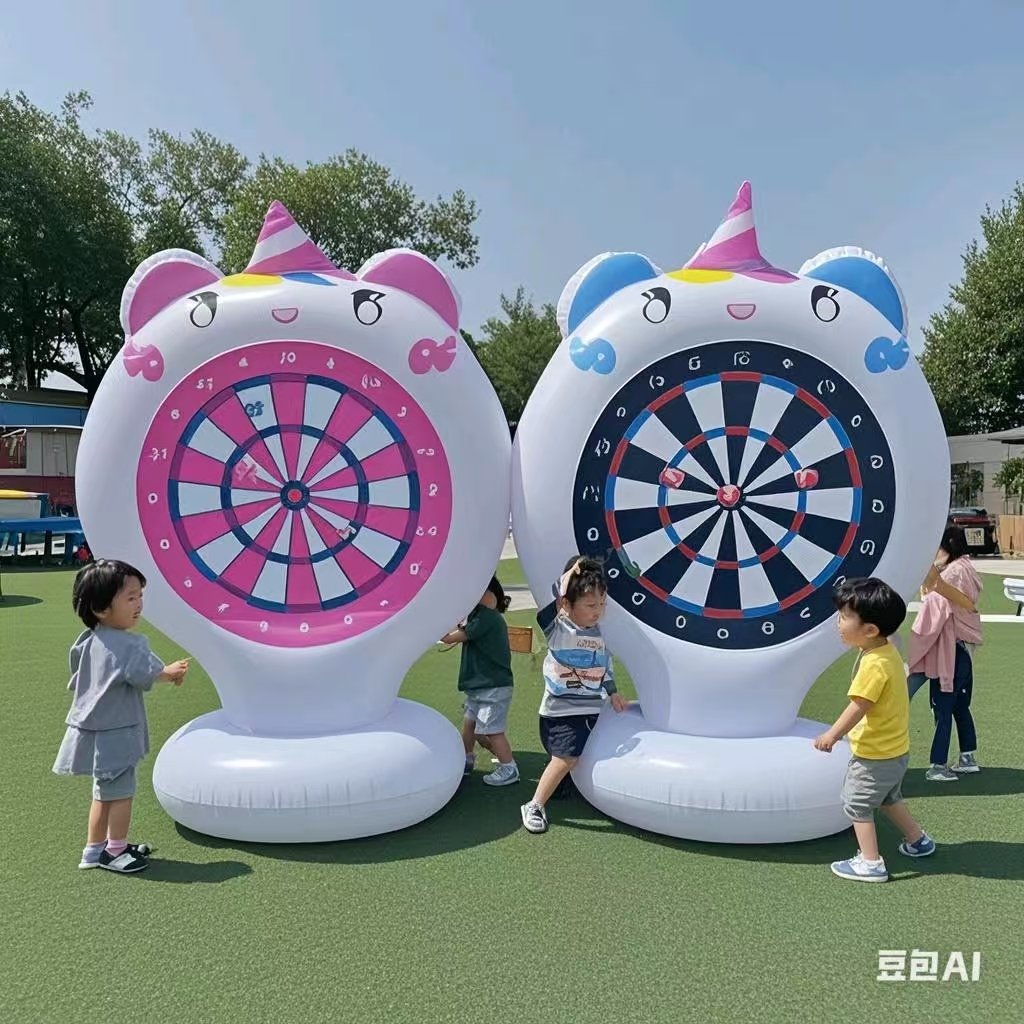 Inflatable Unicorn Throwing Ga - Party Games Kids Outdoor ulasan dan harga