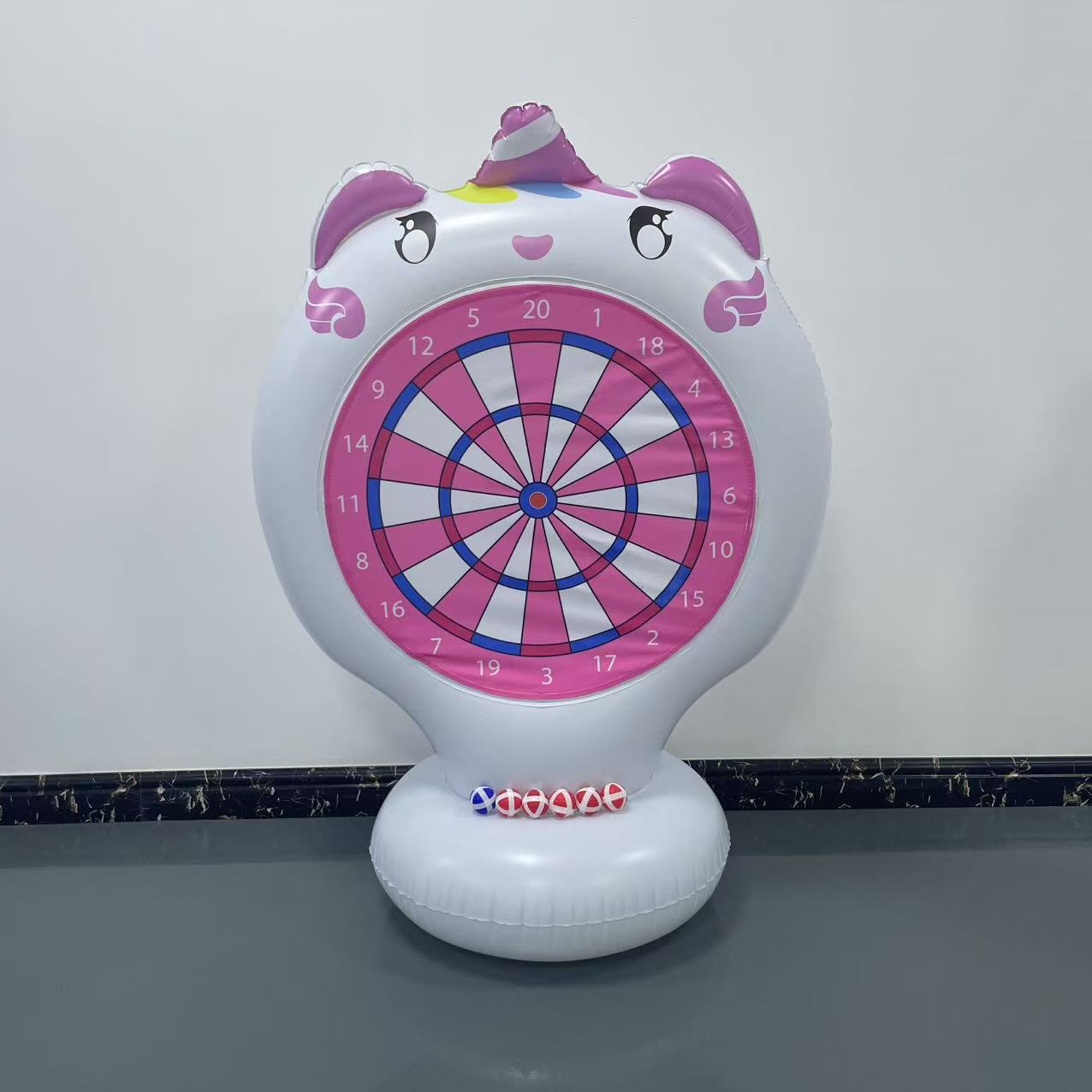 Inflatable Unicorn Throwing Ga - Party Games Kids Outdoor ulasan dan harga