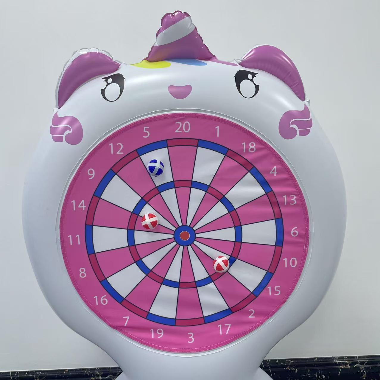 Inflatable Unicorn Throwing Ga - Party Games Kids Outdoor ulasan dan harga